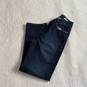 FRAME Le High Straight-leg Snap-hem Jeans In Meribel